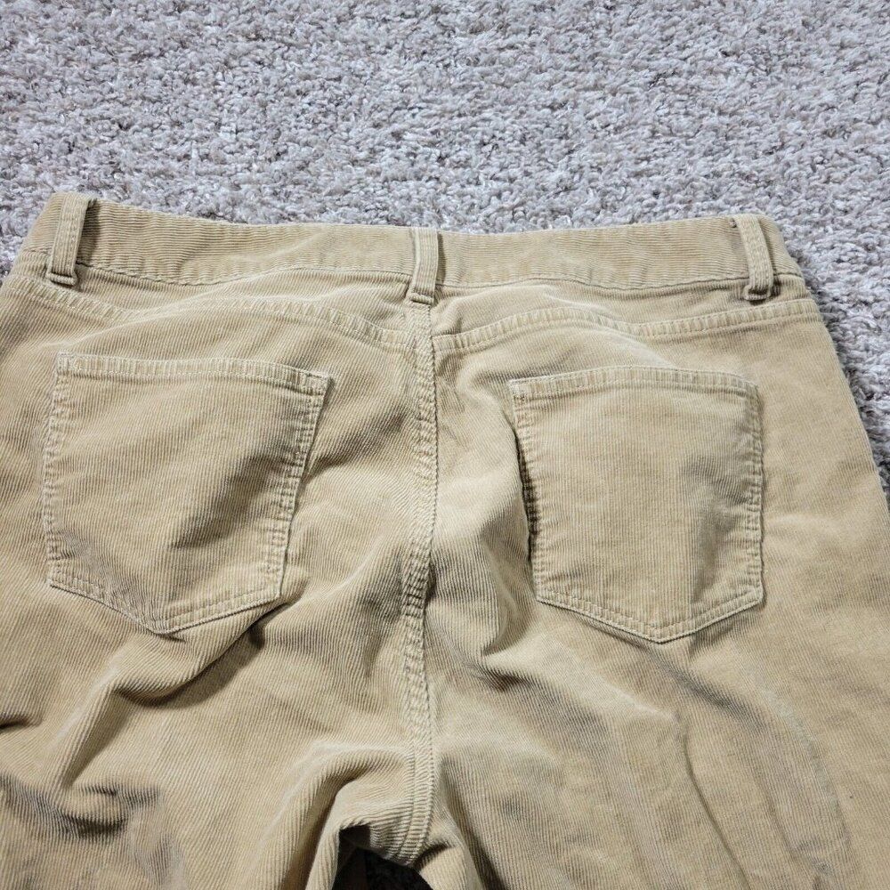 Talbots Corduroy Pants Womens 12P Beige Curvy Bootcut Casual - Picture 8 of 9